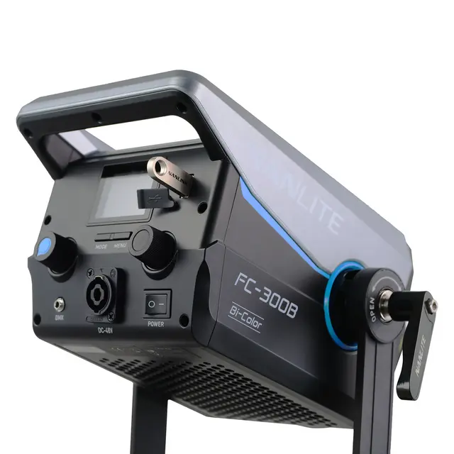 Nanlite FC-300B LED Bi-color Spot Light 2700-6500K. DMX/RDM. 350W 