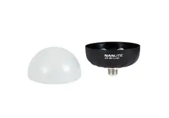 Nanlite Bulb Diffuser for LitoLite 5C Softboks med E27 lampeholder for lading