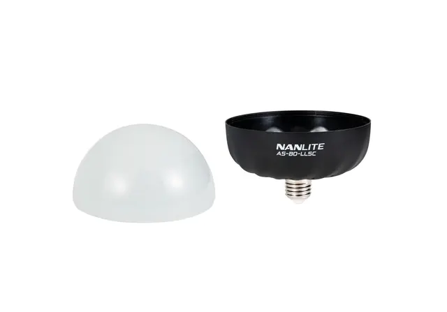 Nanlite Bulb Diffuser for LitoLite 5C Softboks med E27 lampeholder for lading 