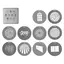 Nanlite GOBO Set 1 for PJ-BM 10 m&#248;nster-plater for Projector