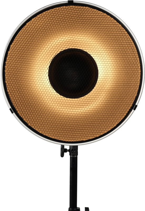 Nanlite Beauty Dish Reflector 40cm 40cm Metallreflektor + grid Bowens Mount