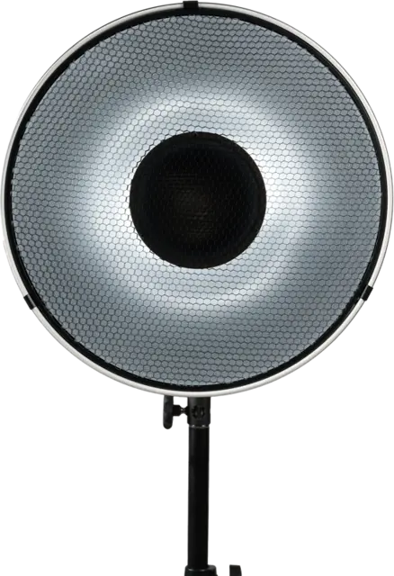 Nanlite Beauty Dish Reflector 40cm Metallreflektor m/grid  Bowens Mount 