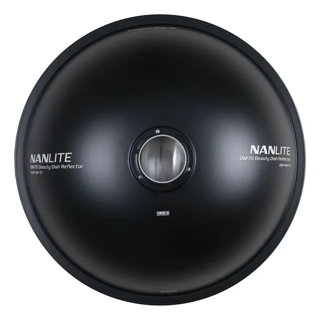 Nanlite Beauty Dish Reflector 70cm Metallreflektor med Grid. Bowens mount 