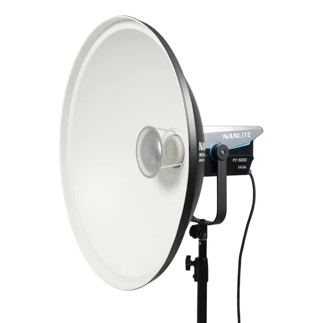 Nanlite Beauty Dish Reflector 70cm Metallreflektor med Grid. Bowens mount 