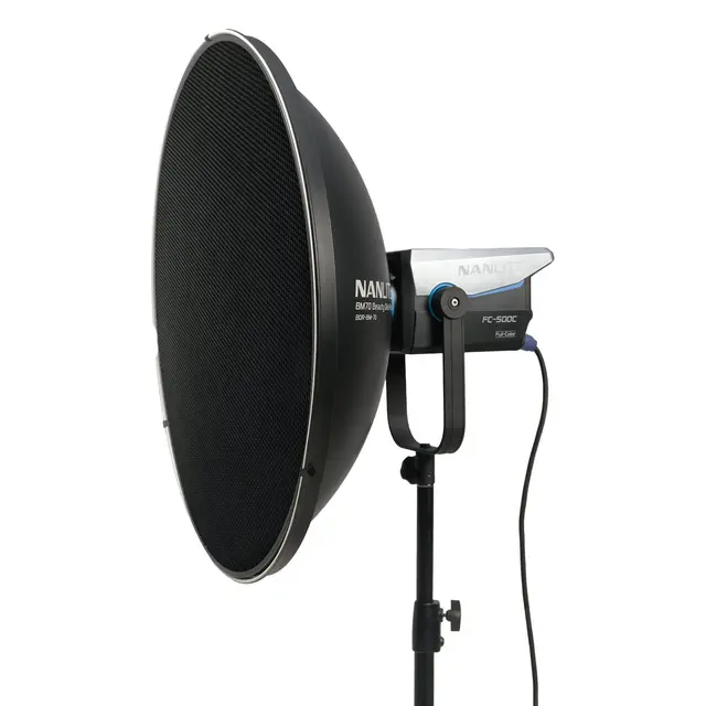 Nanlite Beauty Dish Reflector 70cm Metallreflektor med Grid. Bowens mount 
