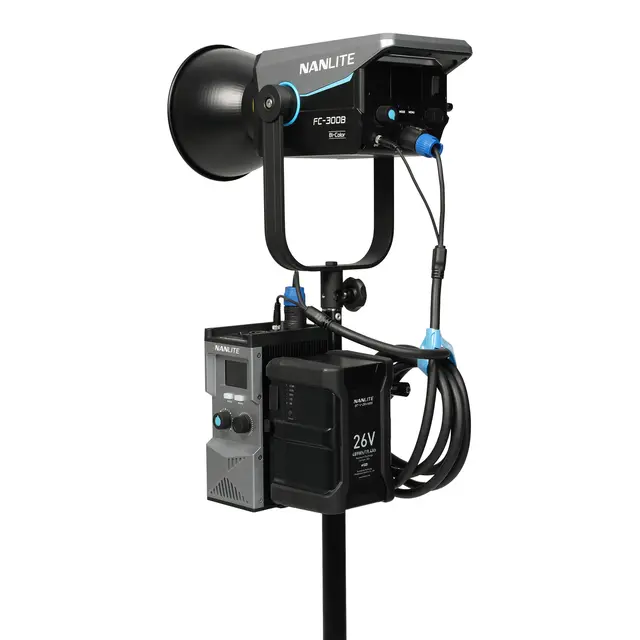Nanlite FC PowerController V-mount Strømforsyning, lader og kontroller FC 