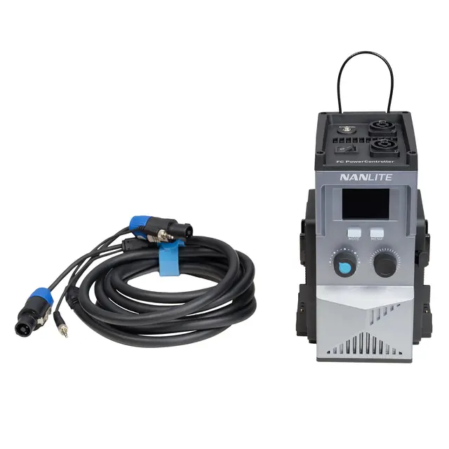 Nanlite FC PowerController V-mount Strømforsyning, lader og kontroller FC 