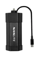 Nanlite Batterigrep for Pavotube 6C m.fl NP-F 550/570 batteri utvidelse