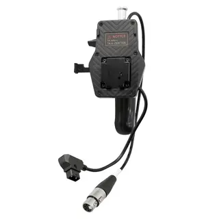 Nanlite V-Mount Battery Grip Med 4 Pin XLR Connector