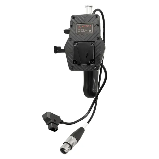 Nanlite V-Mount Battery Grip Med 4 Pin XLR Connector 