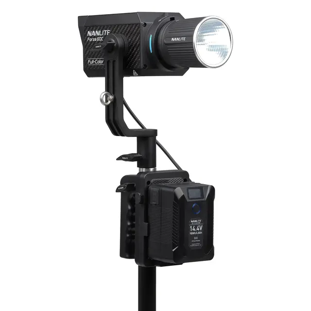 Nanlite V-Mount Battery Grip With 4-Pin XLR Connector 