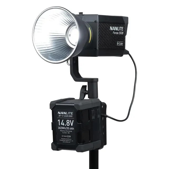 Nanlite V-Mount Battery Grip With 4-Pin XLR Connector 