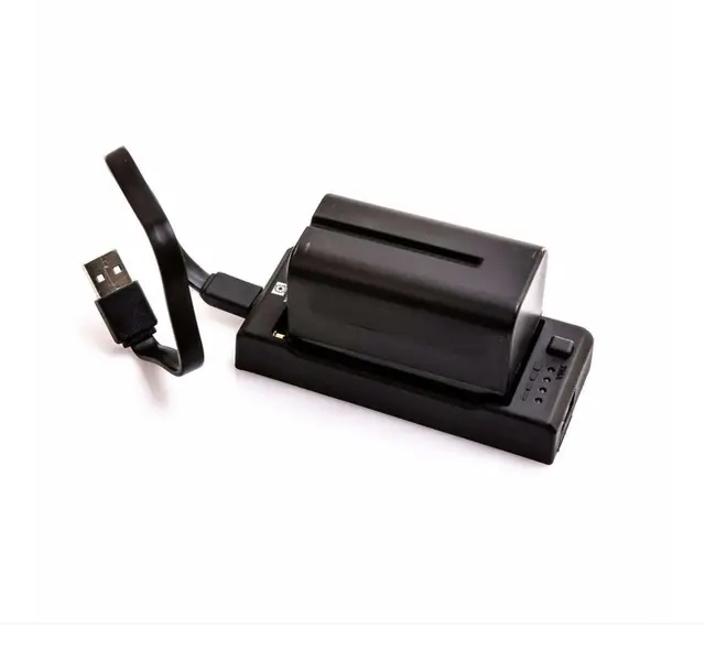 Nanlite CN-58 2-1 USB-lader NP-F USB-ladeadapter for Sony L-Serie batteri 