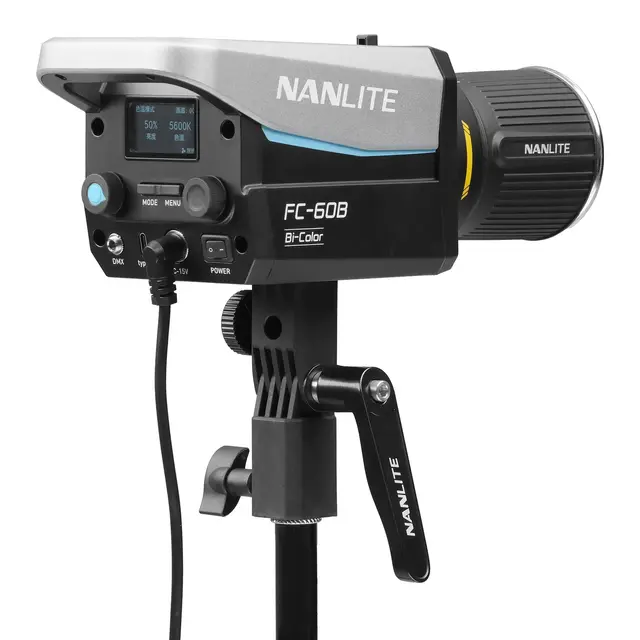 Nanlite FC-60B LED Bi-color Spot Light COB LED Lampe FM Mount 