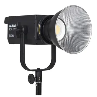 Nanlite FS-300B LED Bi-color Spot Light 2700-6500K. LED lampe, str&#248;mdrevet, 350W