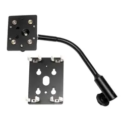 NanLite PavoTube Double T12 LED Holder For 2stk Pavotube T12. Med gooseneck