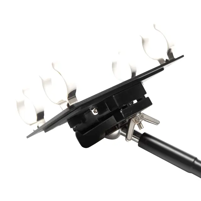 NanLite PavoTube Double T12 LED Holder For 2stk Pavotube T12. Med gooseneck 