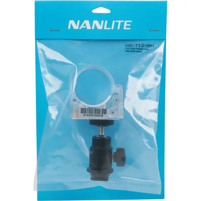 Nanlite T12 Tube Holder med Mini Ball Head 