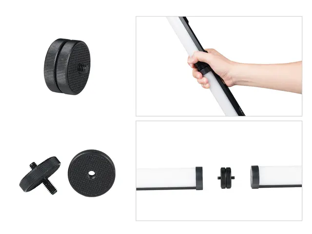 Nanlite Coupler for Pavotube 6C 1/4"-20 male kobling imellom tubes 