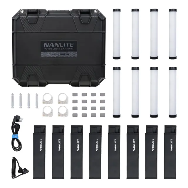 Nanlite PavoTube II 6XR 8-Light Kit Med ladekoffert 