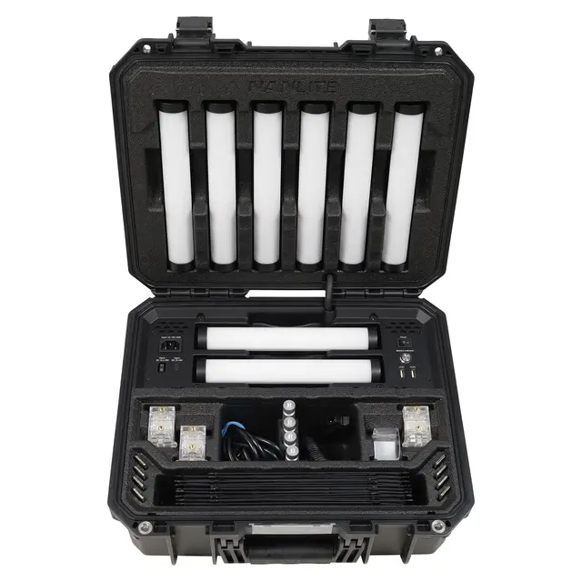 Nanlite PavoTube II 6XR 8-Light Kit Med ladekoffert 