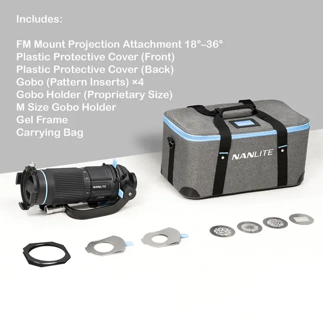 Nanlite Projection Attachment 18°–36° FM-mount 