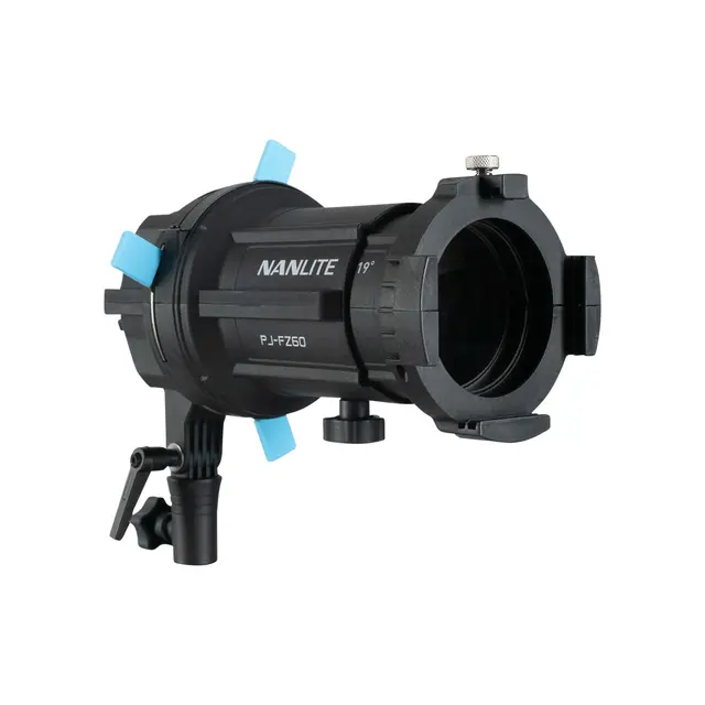 Nanlite Forza Projector FM-Mount 19° Len Skap lysmønster. Levert med 19° objektiv 