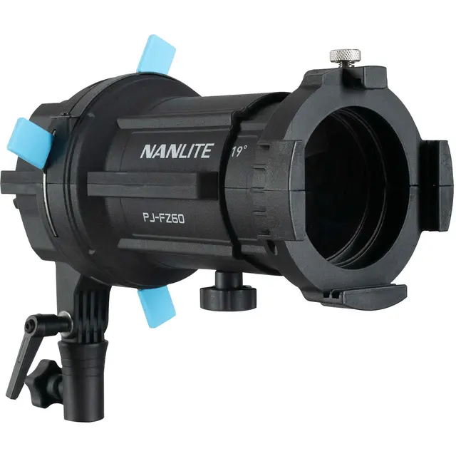 Nanlite Forza Projector FM-Mount 19° Len Skap lysmønster. Levert med 19° objektiv 