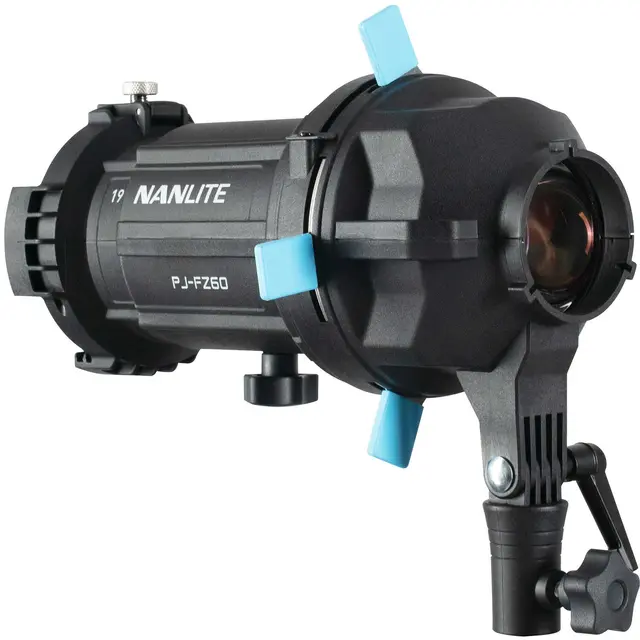 Nanlite Forza Projector FM-Mount 19° Len Skap lysmønster. Levert med 19° objektiv 