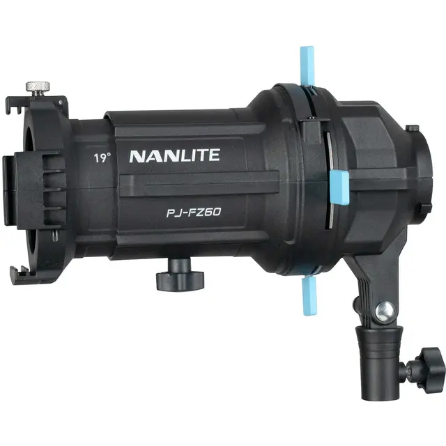 Nanlite Forza Projector FM-Mount 19° Len Skap lysmønster. Levert med 19° objektiv 