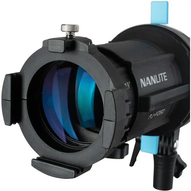 Nanlite Forza Projector FM-Mount 19° Len Skap lysmønster. Levert med 19° objektiv 