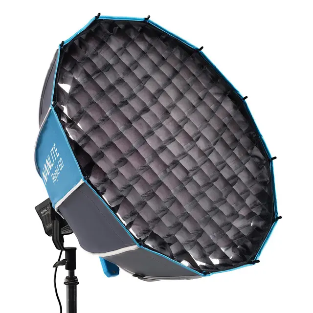 Nanlite Rapid 60 Parabolic Softbox SB-RP60. Med Eggcrate. FM Mount 