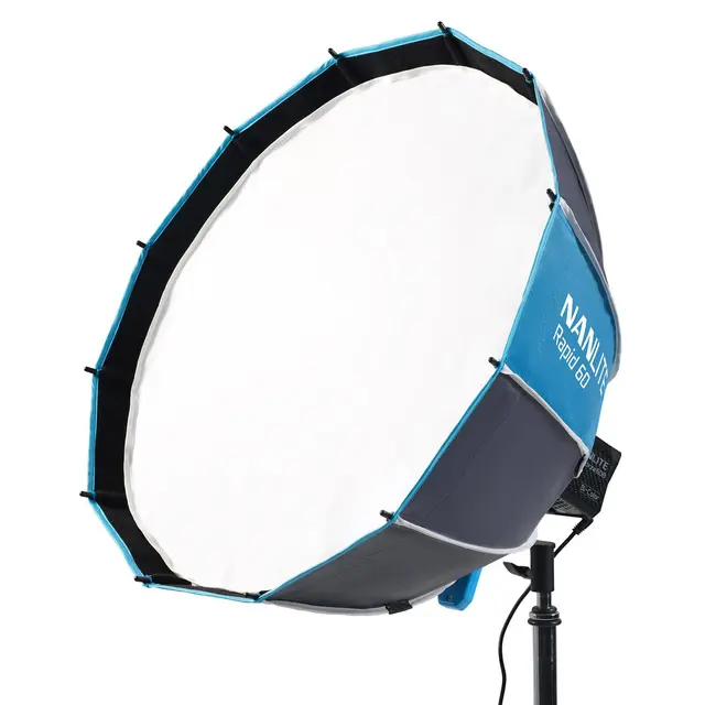 Nanlite Rapid 60 Parabolic Softbox SB-RP60. Med Eggcrate. FM Mount 