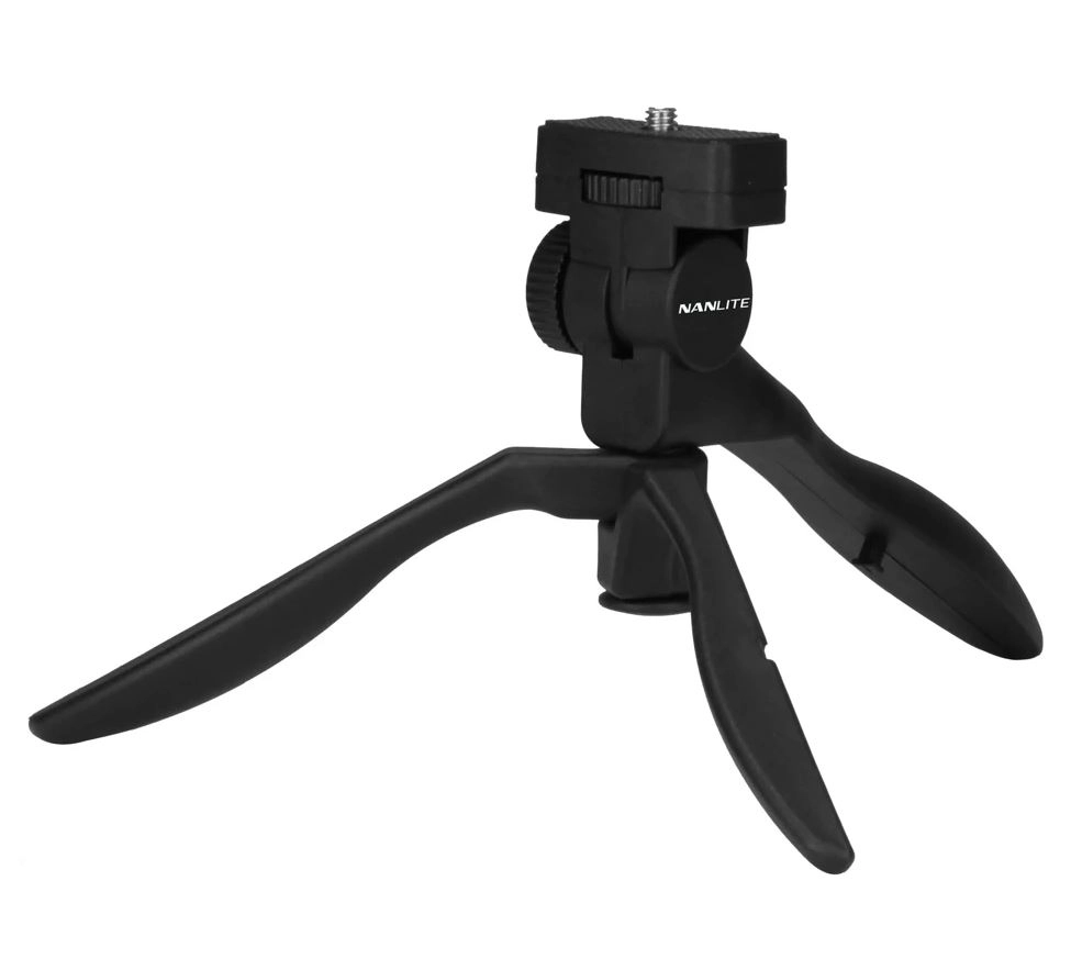 Nanlite Mini Tripod & håndgrep Bordstativ. Gulvstativ for Pavotube