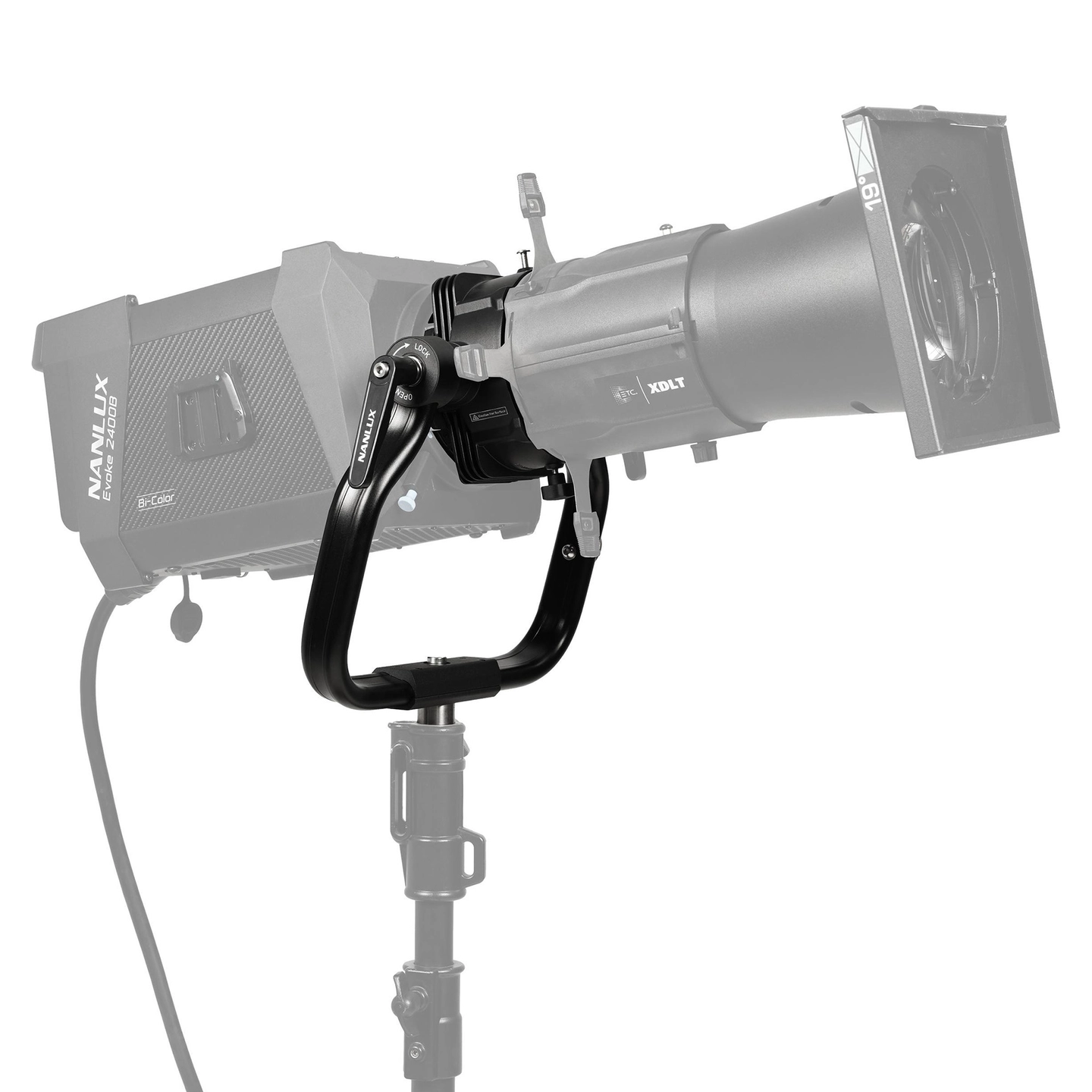 Nanlux NL Mount Projection Adaptr For Evoke, with yoke
