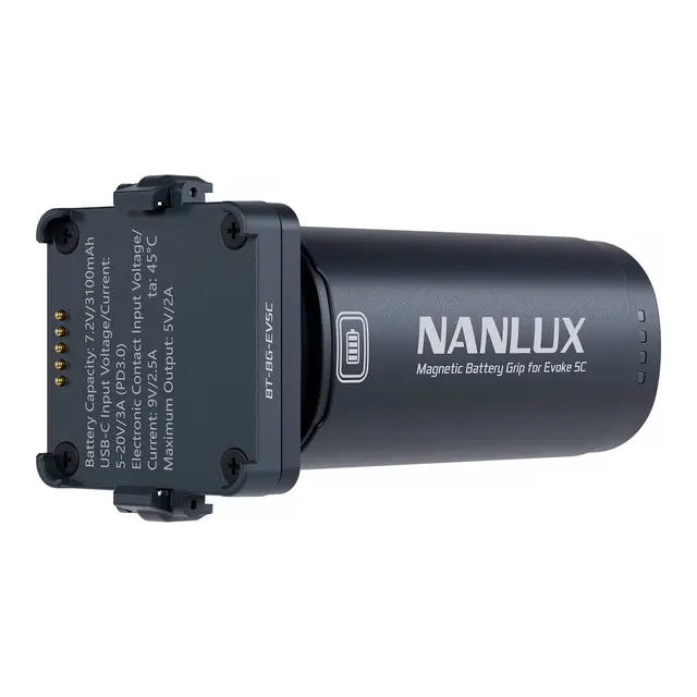 Nanlux Magnetic Battery Grip For Evoke 5C 