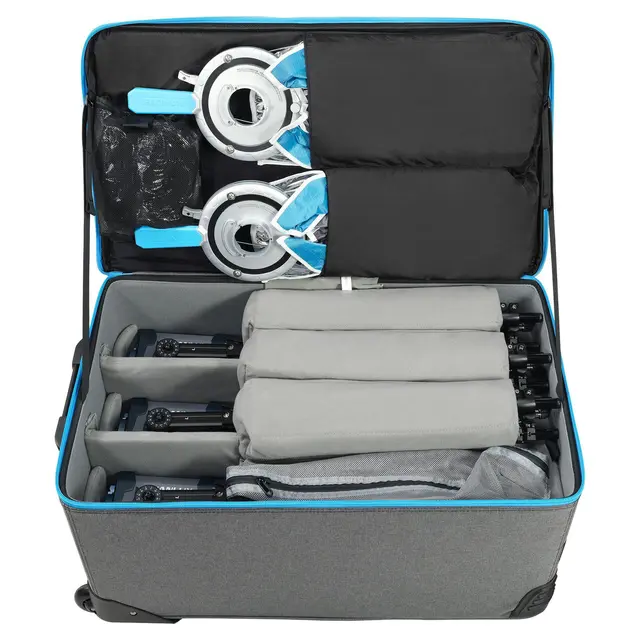 Nanlux Evoke 150C 3-Light Kit 150W. 1000-20000K. Trillekoffert 