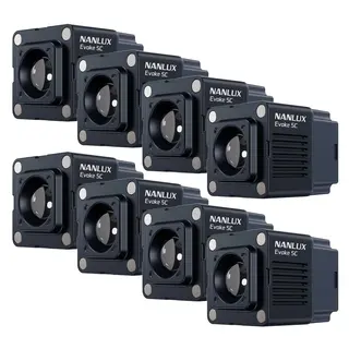 Nanlux Evoke 5C 8-Light KIT LED Full-color Spot Light Kit