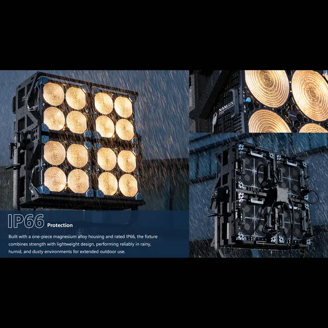 Nanlux Evoke Matrix 2500B Bi-color Multi-Source Spot Light Kit. Flight Case 
