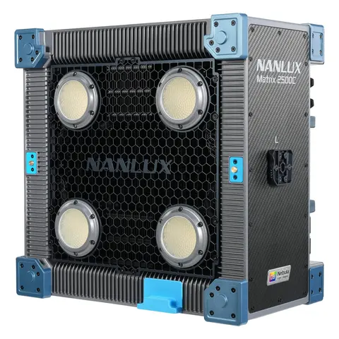 Nanlux Evoke Matrix 2500C Full-color Multi-Source Spot Light Kit. Flight Case