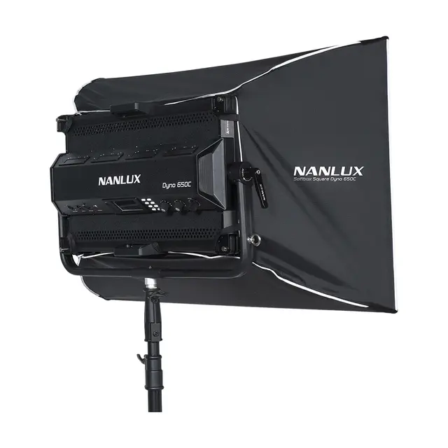 Nanlux Dyno 650C Softbox med eggcrate 1200 x 800 x 350 Rectangular Softbox 