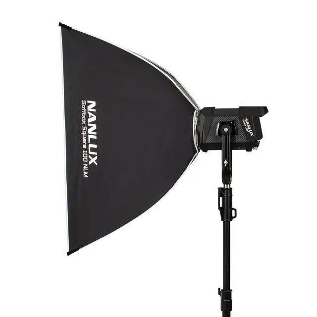 Nanlux Square Softbox 100cm w/eggcrate Med NLM mount med bikube 