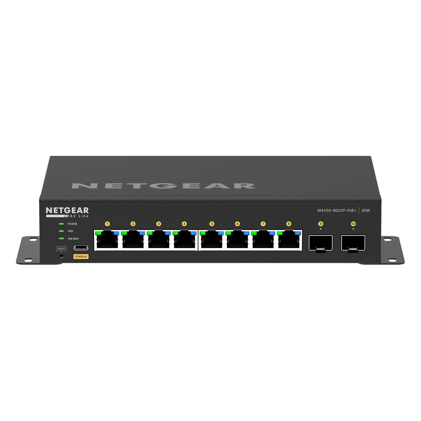 Netgear M4250 AV Line -8G2XF-PoE+ 8x1G PoE+ 220W 2xSFP+ Managed Switch