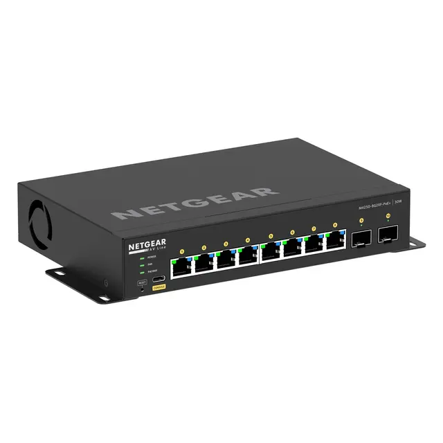 Netgear AV Line M4250-8G2XF-PoE+ 8x1G PoE+ 220W 2xSFP+ Managed Switch 