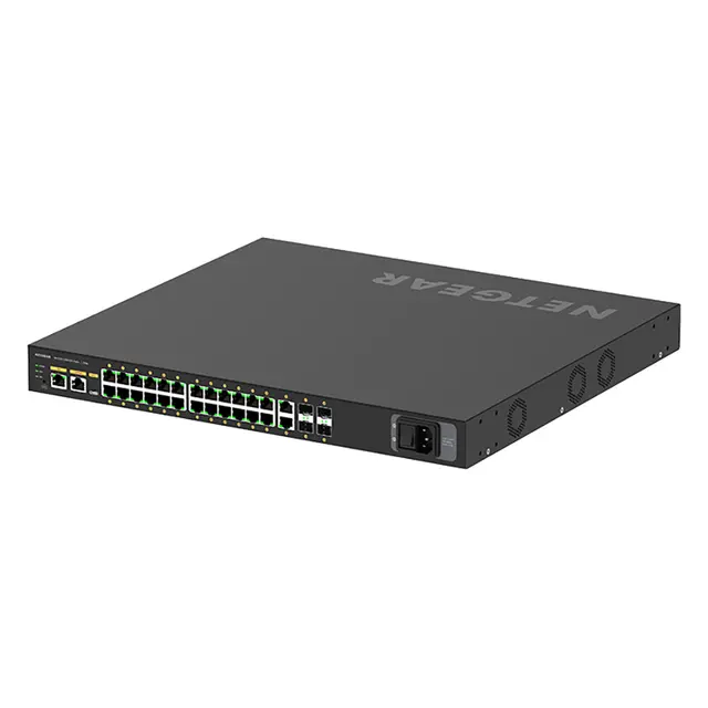 Netgear AV Line 24P Switch M4250 PoE+ 24x1G PoE+ 480W 2x1G 4xSFP Managed 