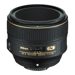 Nikon AF-S Nikkor 58mm f/1.4G Lyssterk. Bokeh master. FX format
