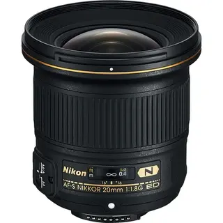 Nikon AF-S Nikkor 20mm f/1.8G ED Supervidvinkel. FX format