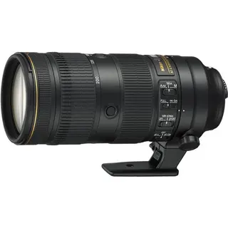 Nikon AF-S Nikkor 70-200mm f/2.8E FL ED VR objektiv. FX format