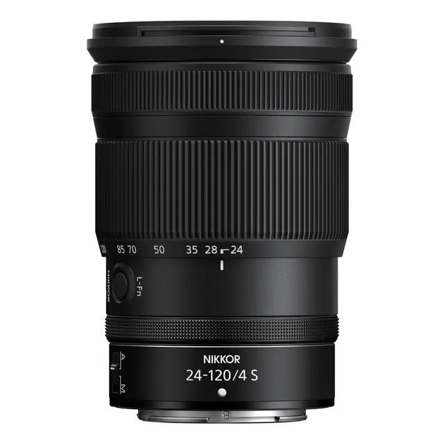 Nikon Nikkor Z 24-120mm f/4 S Std Zoom med stort område. 