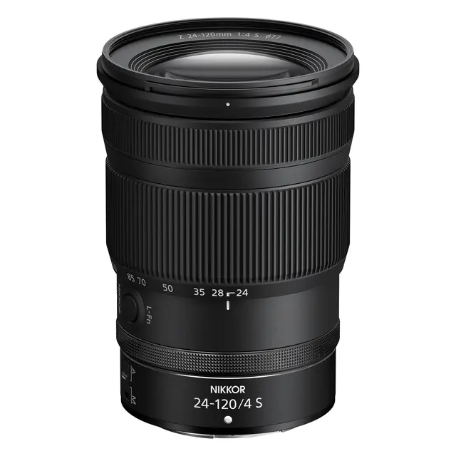 Nikon Nikkor Z 24-120mm f/4 S Std Zoom med stort område. 
